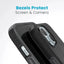 Speck Candyshell Grip MagSafe – dėklas, skirtas iPhone 17e / 16e / 15 / 14 / 13 (juodas / skalūno pilkas)