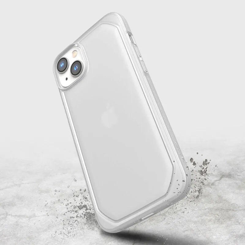 X-Doria Raptic Slim – biologiškai skaidus dėklas iPhone 14 Plus telefonui (skaidrus)
