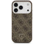 „Guess 4G Triangle Logo MagSafe“ dėklas „iPhone 17 Pro“ (rudas)