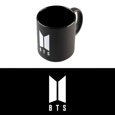 BTS – Keraminis puodelis dovanų dėžutėje 350 ml (juodas)