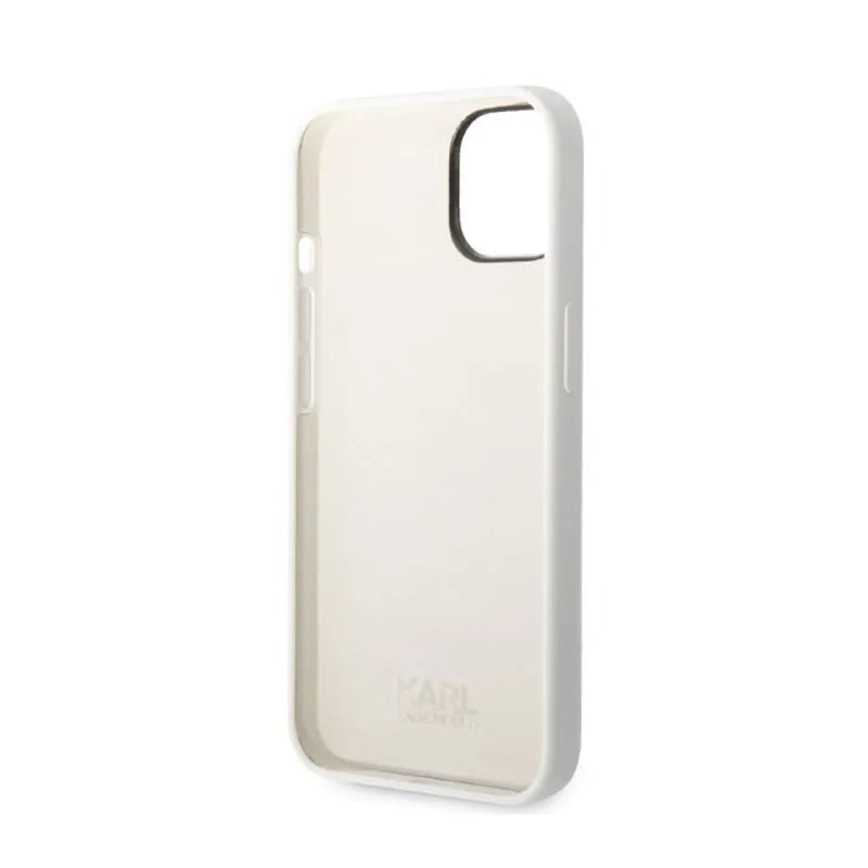 Karl Lagerfeld Silicone NFT Choupette – dėklas iPhone 14 Plus (baltas)