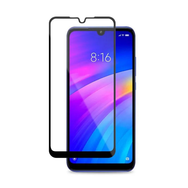 Crong 7D Nano Flexible Glass – pilnai dengianti hibridinė ekrano apsauga 9H Xiaomi Redmi 7