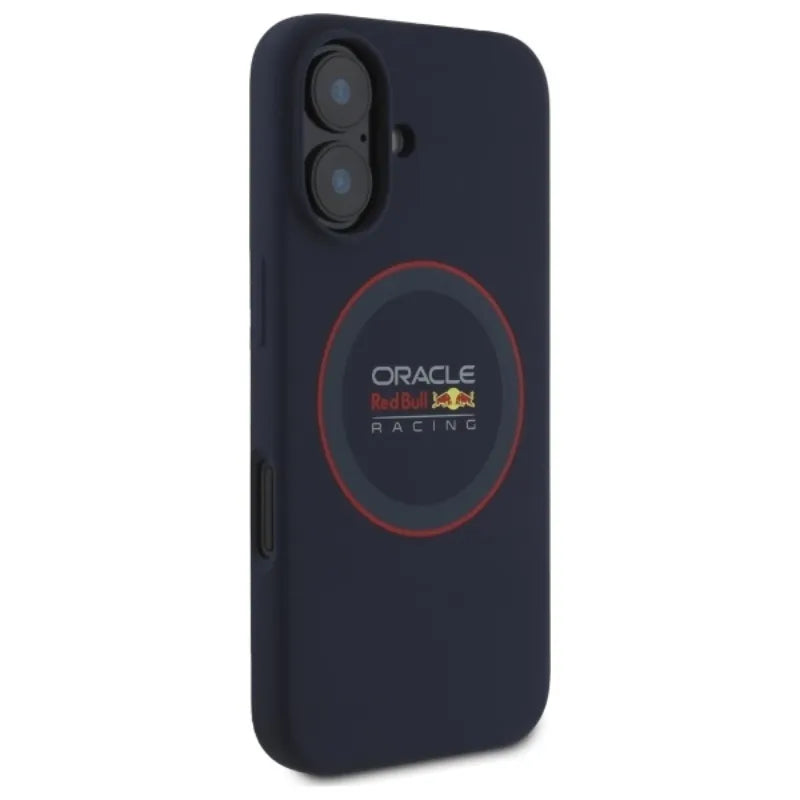 Red Bull Silicone Red Ring MagSafe – iPhone 16 Plus dėklas (tamsiai mėlynas)