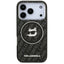 Karl Lagerfeld IML Choupette Head Logo MagSafe – dėklas iPhone 17 Pro telefonui (juodas)