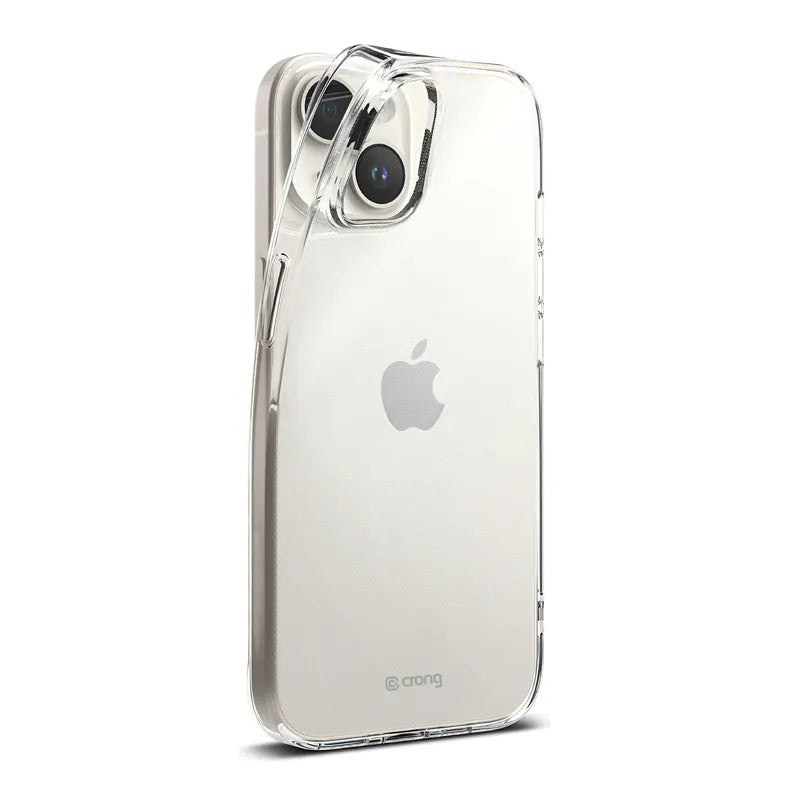 Crong Crystal Slim Cover - iPhone 15 Plus dėklas (skaidrus)