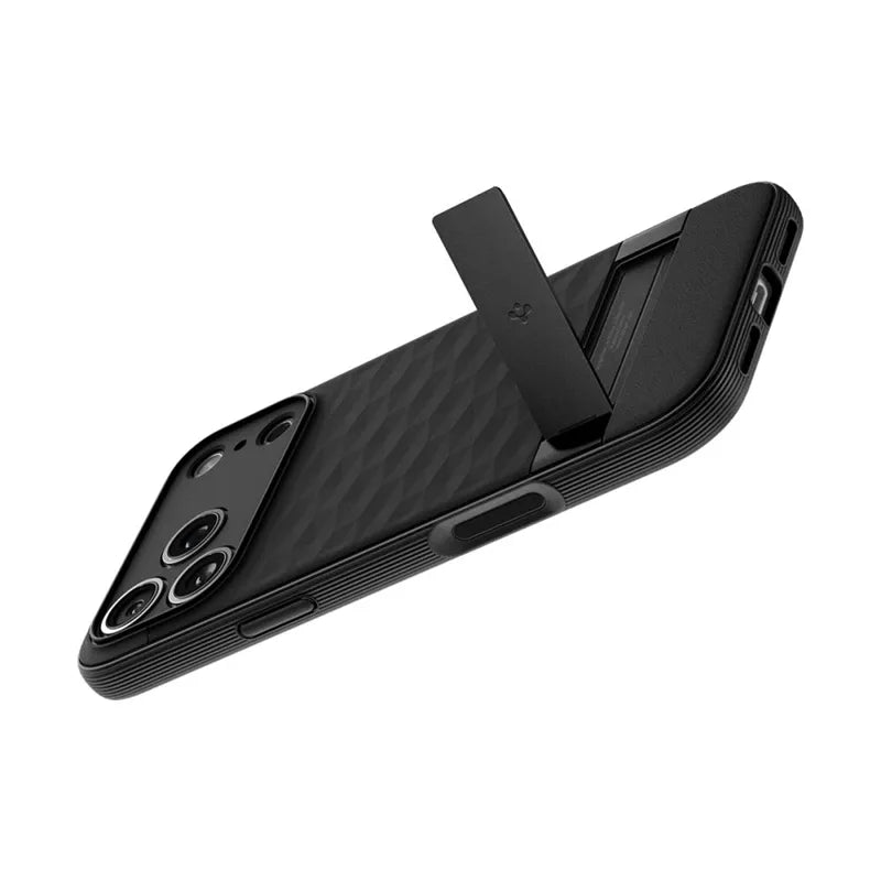 Spigen Parallax S Mag MagSafe - dėklas, skirtas iPhone 17 Pro Max (matinė juoda)