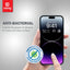 Crong Anti-Bacterial 3D Armor Glass – 9H grūdintas stiklas visam ekranui iPhone 14 Pro Max + montavimo rėmelis