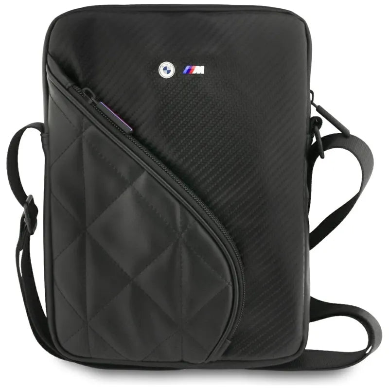 BMW Carbon Pockets & Metal Logo – 10" planšetinių kompiuterių krepšys (juodas)