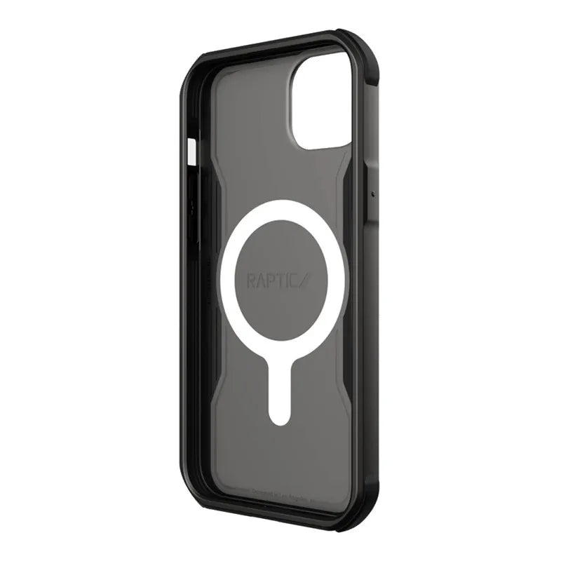 X-Doria Raptic Fort, skirtas MagSafe – dėklas iPhone 14 Plus (atsparumas kritimui 6m) (juodas)