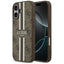 Guess 4G Printed Stripes MagSafe – Dėklas iPhone 17 (ruda)