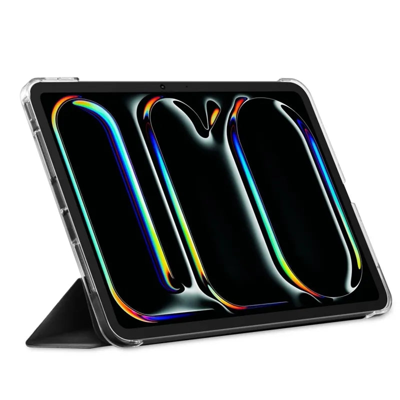 Spigen Liquid Air Folio – dėklas iPad Pro 11" (M5, 2025 / M4, 2024) (juodas)