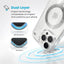 Speck Presidio Perfect-Clear Grip MagSafe – dėklas iPhone 16 Pro Max (skaidrus / chromuota apdaila / Serene Silver)
