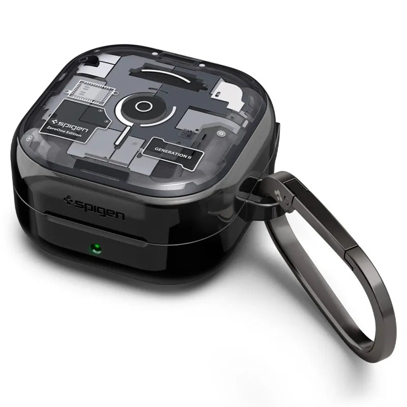 Spigen Ultra Hybrid – dėklas Samsung Galaxy Buds 4 / 4 Pro (Zero One Black)