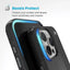 Speck Presidio2 Grip ClickLock & MagSafe – iPhone 16 Pro Max dėklas (juodas / skalūno pilkas / baltas)