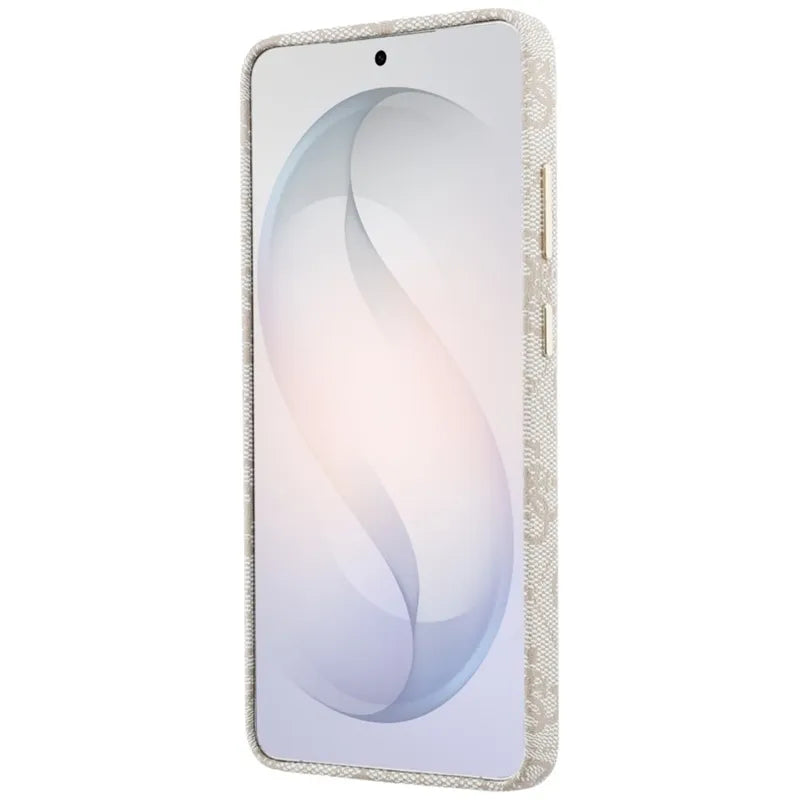 Guess 4G Script MagSafe – dėklas Samsung Galaxy S26 Ultra (rožinis)