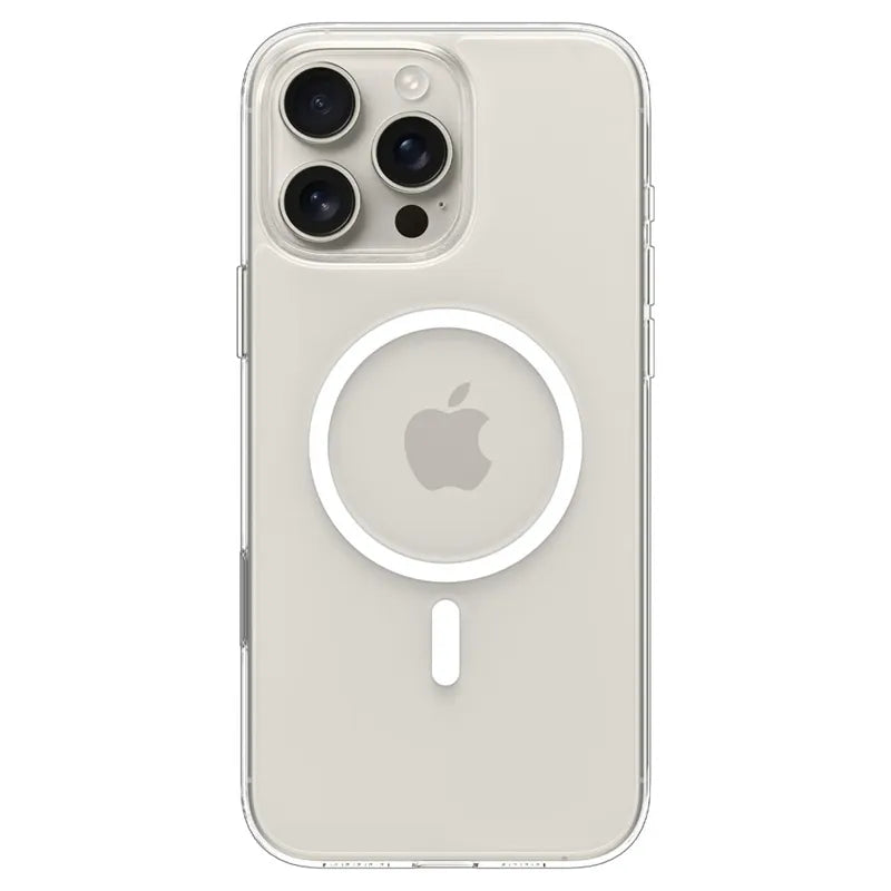 Spigen Thin Fit T Mag MagSafe – Dėklas iPhone 16 Pro Max (Skaidrus / Baltas)