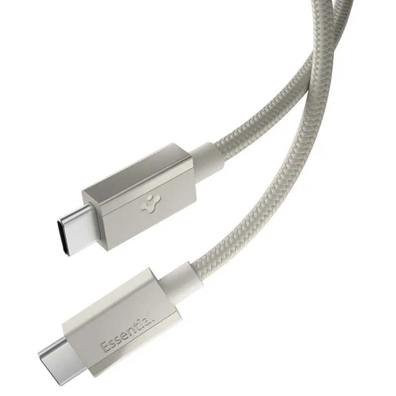 Spigen EB6015CC Essential - USB-C į USB-C laidas 60W 1,5 m (Natural Titanium)