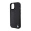 BMW Leather Hot Stamp MagSafe – dėklas iPhone 15 Plus (juodas)