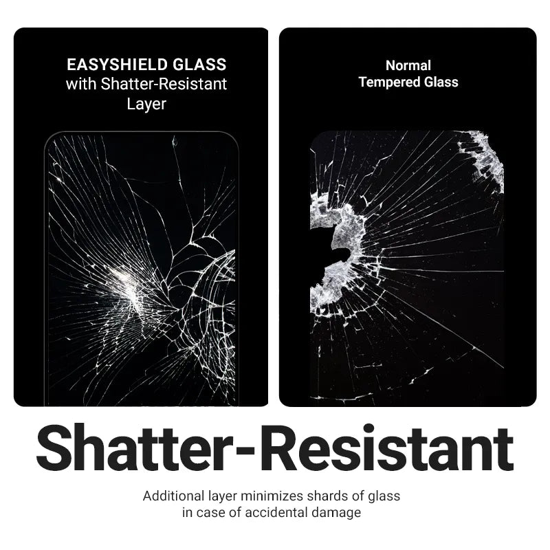 Crong EasyShield 2-Pack – Grūdintas stiklas iPhone 17 / iPhone 17 Pro / iPhone 16 Pro (2 vnt.)