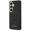 Guess Perforated Logo MagSafe – Samsung Galaxy S26 dėklas (juodas)