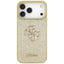 Guess Fixed Glitter Big 4G – dėklas iPhone 17 Pro Max (auksinis)