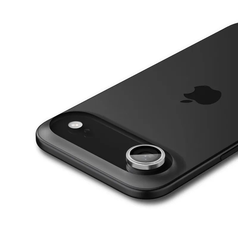 Spigen Optik Pro GLAS.TR EZ Fit kameros apsauga 2 vnt. - stiklas kameros objektyvui, skirtas iPhone Air (2 vnt.) (Sidabrinė)