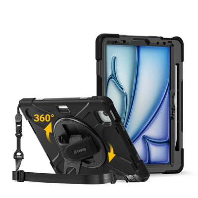 Crong Defender Plus – tvirtas dėklas, skirtas iPad Air 11” (2026–2024) / iPad Air 10.9” (5–4 kartos)