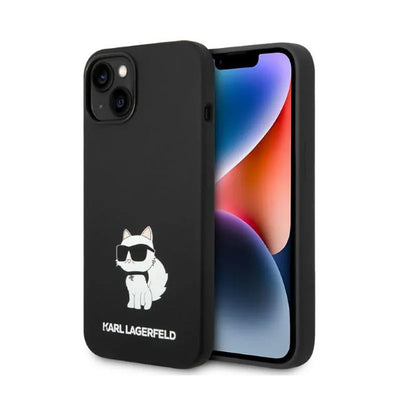 Karl Lagerfeld Silicone NFT Choupette – dėklas, skirtas iPhone 14 Plus (juodas)