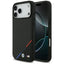 BMW M Carbon Tricolor Line MagSafe – dėklas iPhone 17 Pro Max (juodas)