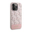 Guess GCube Stripes MagSafe – Dėklas iPhone 14 Pro telefonui (rožinis)
