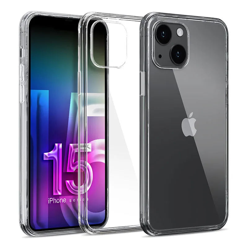 3mk Clear Case – dėklas iPhone 15 (skaidrus)