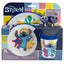 Disney Stitch – Neslystantis mikrobangų krosnelei skirtas indų rinkinys, 5 dalių (lėkštė, dubenėlis, puodelis, šakutė, šaukštas)