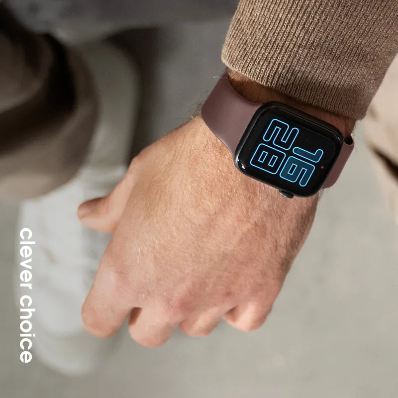 Crong Liquid – „Apple Watch“ apyrankė 38/40/41/42 mm (ruda)