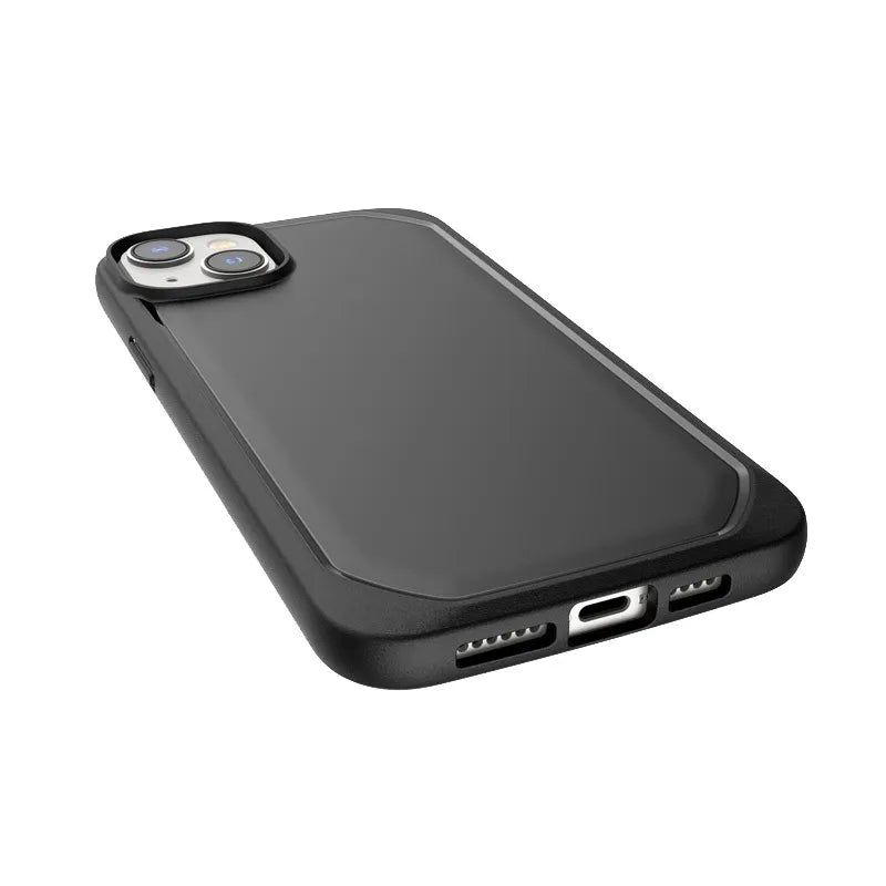 X-Doria Raptic Slim – Biologiškai skaidus dėklas, skirtas iPhone 14 Plus (juodas)