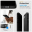 Spigen Liquid Air – dėklas iPhone 17e / 16e (Matte Black)