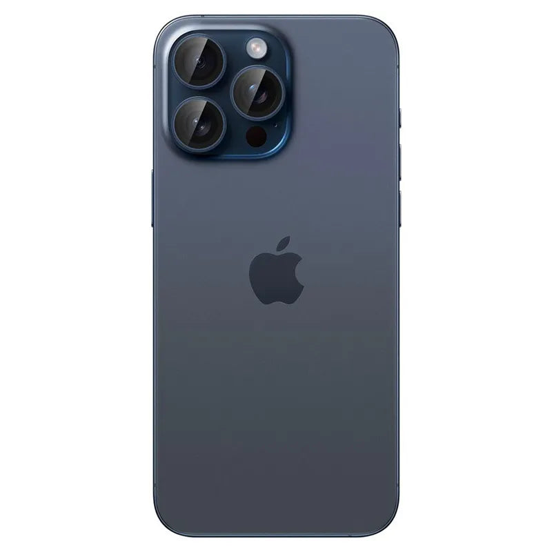 Spigen Optik Pro GLAS.TR EZ Fit kameros apsauga 2 vnt. – Apsauginis stiklas fotoaparato objektyvui, skirtas iPhone 15 Pro / iPhone 15 Pro Max / iPhone 14 Pro / iPhone 14 Pro Max (2 vnt.)