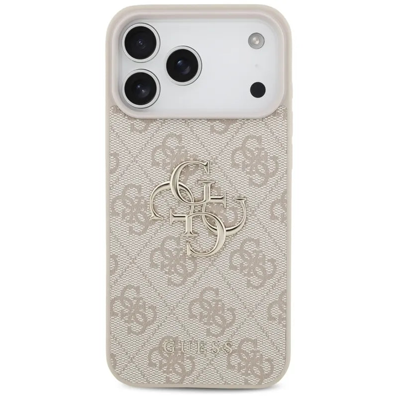 Guess 4G Big Logo – dėklas iPhone 17 Pro Max (rožinis)