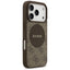 Guess 4G Circle Classic Logo MagSafe – Dėklas iPhone 17 Pro (Rudas)