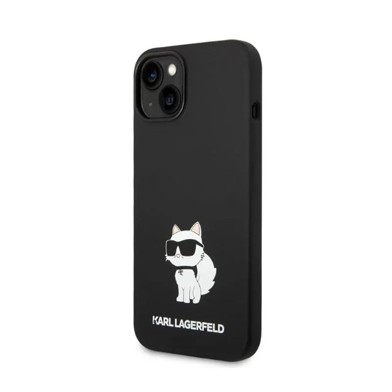 Karl Lagerfeld Silicone NFT Choupette – dėklas, skirtas iPhone 14 Plus (juodas)