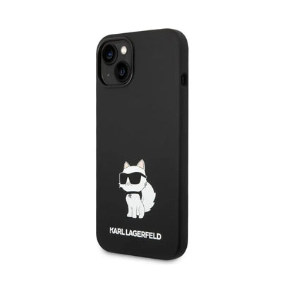 Karl Lagerfeld Silicone NFT Choupette – dėklas, skirtas iPhone 14 Plus (juodas)