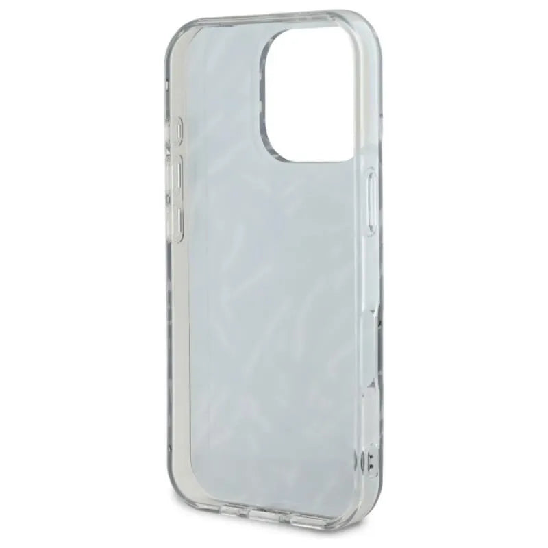 Karl Lagerfeld Zebra With Cord – dėklas iPhone 16 Pro Max (violetinis)