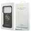 Guess 4G Big 4G Classic Logo – dėklas iPhone 17 Pro (juodas / sidabrinis)