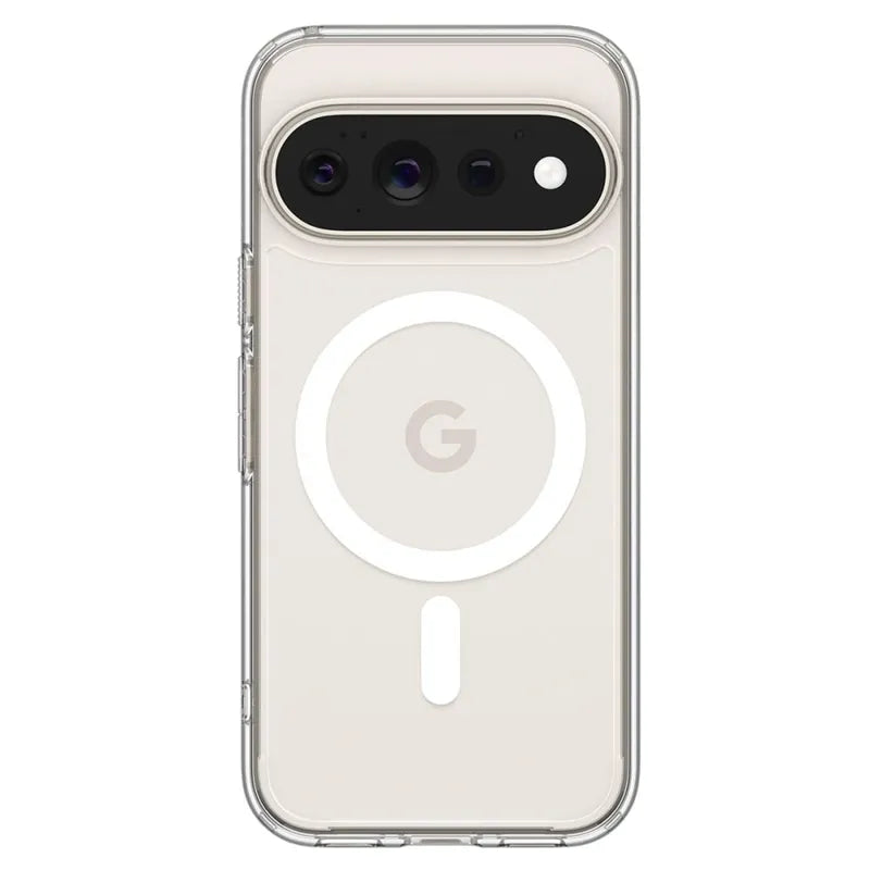 Spigen Ultra Hybrid Mag MagSafe – dėklas Google Pixel 11 Pro (skaidrus/baltas)