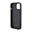 BMW Leather Hot Stamp MagSafe – dėklas iPhone 15 Plus (juodas)