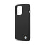 BMW Silicone Metal Logo – dėklas iPhone 15 Pro Max (juodas)