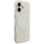 Guess IML Flowers Electro Pearl Strap MagSafe - Dėklas iPhone 17 (baltas)