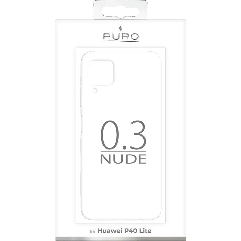 PURO 0.3 Nude – dėklas Huawei P40 Lite (skaidrus)