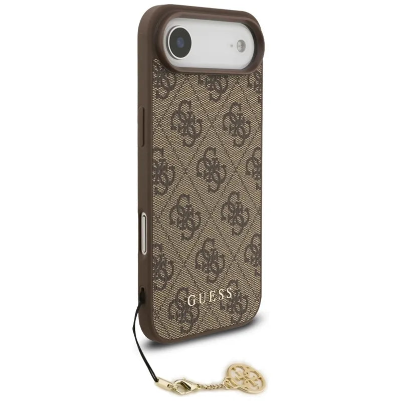 Guess 4G Charms Collection MagSafe – dėklas iPhone Air (rudas)
