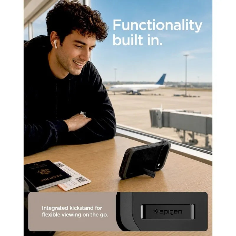 Spigen Tough Armor Mag MagSafe – dėklas Google Pixel 11 Pro (juodas)