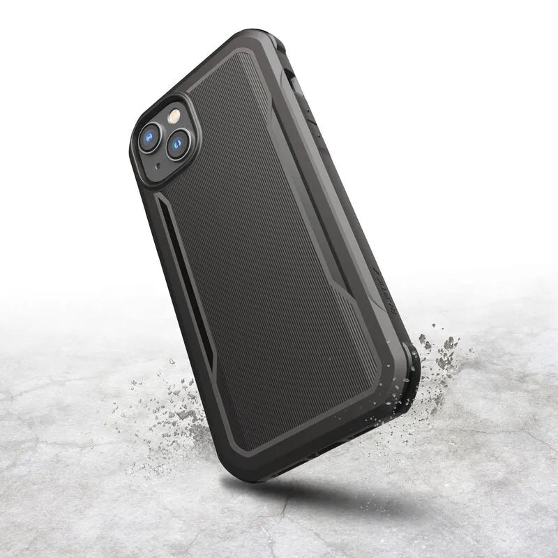 X-Doria Raptic Fort, skirtas MagSafe – dėklas iPhone 14 Plus (atsparumas kritimui 6m) (juodas)